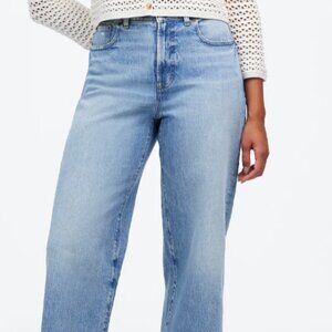 Madewell Curvy Perfect Vintage Wide Leg Crop - Raw Hem